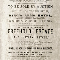 Buy canvas prints of Auction Poster Hest Bank by Keith Douglas