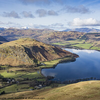 Buy canvas prints of Ullswater and Hallin Fell by Keith Douglas