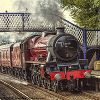 Buy canvas prints of Steam Train on the Furness Line by Keith Douglas