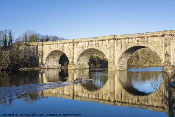 Lune Aqueduct Lancaster Picture Board by Keith Douglas