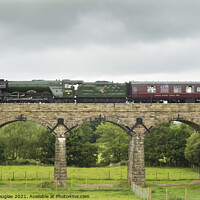 Buy canvas prints of Flying Scotsman at Capernwray by Keith Douglas