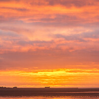 Buy canvas prints of Morecambe Bay Sunset by Keith Douglas