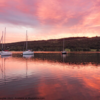 Buy canvas prints of Sunrise at Coniston Water by Keith Douglas