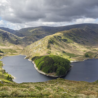 Buy canvas prints of Haweswater, Mardale Head and Riggindale by Keith Douglas