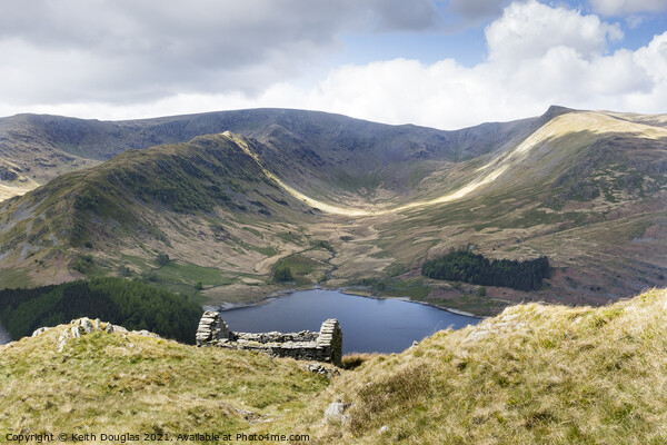 Haweswater and Riggindale Picture Board by Keith Douglas