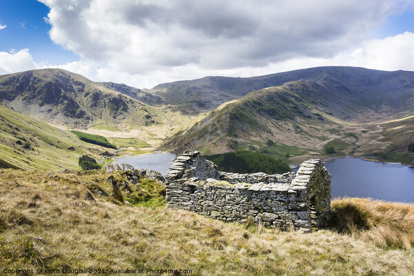 Haweswater and Mardale Ruin Picture Board by Keith Douglas