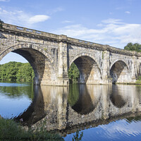 Buy canvas prints of The Lune Aqueduct, Lancaster by Keith Douglas