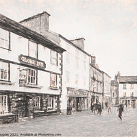 Buy canvas prints of The Globe Inn, Kendal by Keith Douglas