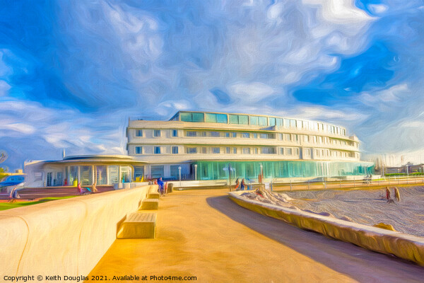 To the Midland Hotel, Morecambe Picture Board by Keith Douglas