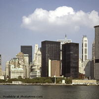 Buy canvas prints of Manhattan Skyline 1979 by Keith Douglas
