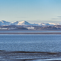 Buy canvas prints of Morecambe Bay Winter Panorama by Keith Douglas