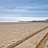 Buy canvas prints of Beach tracks by Paul Walker