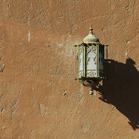 Buy canvas prints of old arabic lamp on wall by mazza and beksa beksa