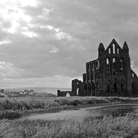 Buy canvas prints of Whitby abbey by mazza and beksa beksa