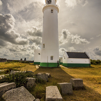 Buy canvas prints of Lighthouse in Keyhaven by Laco Hubaty