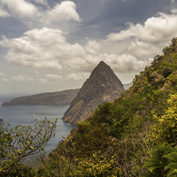 Buy canvas prints of Gros Piton hike by Laco Hubaty