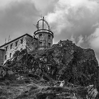 Buy canvas prints of Observatory on  Kasprowy peak by Laco Hubaty