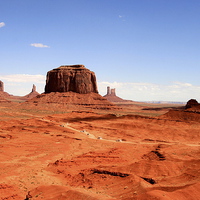 Buy canvas prints of The Red sands of Monument Vally by Callum Paterson