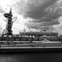 Buy canvas prints of Olympic Park London 2012 by Maggie Railton