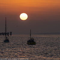 Buy canvas prints of Sunset Moments At Harwich by matthew  mallett