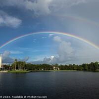 Buy canvas prints of Celebration Florida Rainbow by matthew  mallett