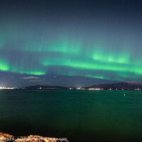 Buy canvas prints of Northern lights Reykjavik  by matthew  mallett