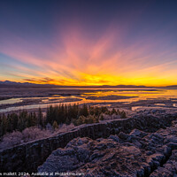 Buy canvas prints of Sunrise in Iceland by matthew  mallett