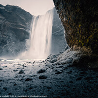 Buy canvas prints of Skogafoss Waterfall Iceland by matthew  mallett