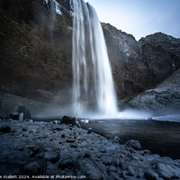 Buy canvas prints of Seljalandsfoss Waterfall Iceland by matthew  mallett