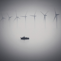 Buy canvas prints of Quite Simply Lost in Mist by matthew  mallett