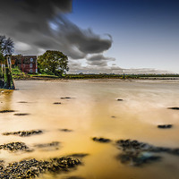 Buy canvas prints of High Tide At The Quay by matthew  mallett