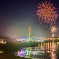 Buy canvas prints of Fireworks and Fun Part 2 by matthew  mallett