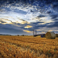 Buy canvas prints of  Harvesting Whilst the Sun Shines by matthew  mallett