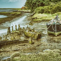 Buy canvas prints of  The Quay and a new boat by matthew  mallett