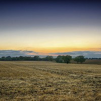 Buy canvas prints of  Simple view over the fields by matthew  mallett