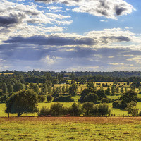 Buy canvas prints of  Looking down on Constable Country by matthew  mallett