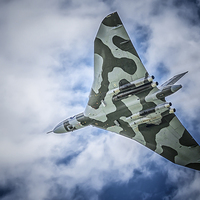 Buy canvas prints of Vulcan Takes To The Skies  by matthew  mallett