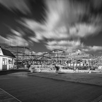 Buy canvas prints of  Clacton Pier A Different Look by matthew  mallett