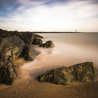 Buy canvas prints of Mean and Mood Of an Essex Coastline  by matthew  mallett