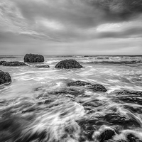 Buy canvas prints of  Incoming Tide At The Naze by matthew  mallett