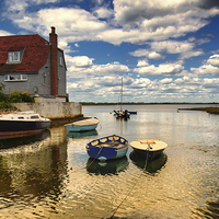 Buy canvas prints of Reflective Moment at the Quay  by matthew  mallett
