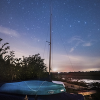 Buy canvas prints of  Waiting to Sail Into The Universe by matthew  mallett