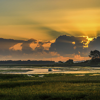 Buy canvas prints of  The Magic Of A Morning Sunrise by matthew  mallett