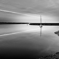 Buy canvas prints of Silently Moored by matthew  mallett