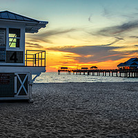 Buy canvas prints of End of A Sunny Clearwater Day by matthew  mallett