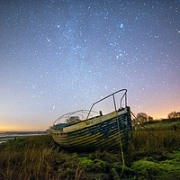 Buy canvas prints of Stars and Planets Over Essex Backwaters by matthew  mallett