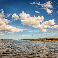 Buy canvas prints of Fine Weather On The River Stour by matthew  mallett