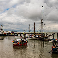Buy canvas prints of Old And New In Old Harwich by matthew  mallett
