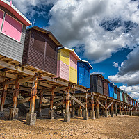 Buy canvas prints of Colour and Cloud at Frinton by matthew  mallett
