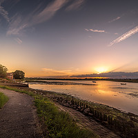 Buy canvas prints of Peaceful Moment at Landermere Quay by matthew  mallett